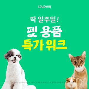 반려동물용품, 펫 용품 특가 위크 (~10/23)